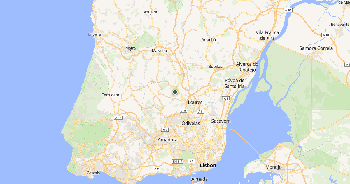 Mapa do distrito de Lisboa